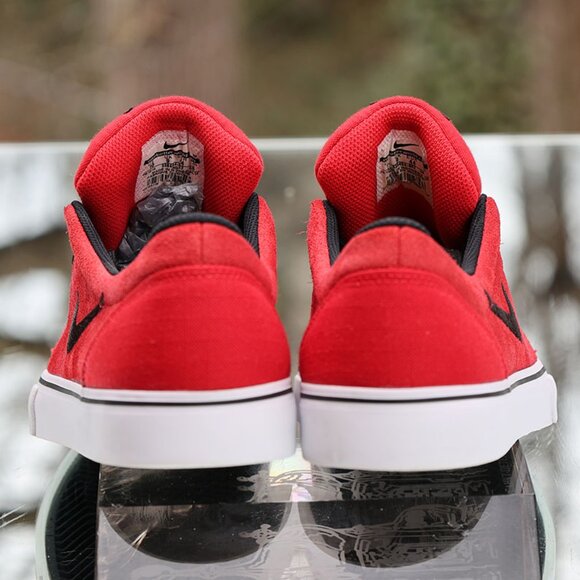 Nike SB Satire Skateboarding Red Suede - Picture 10 of 13